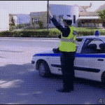 Cop fails to pull over a motorcycle driver