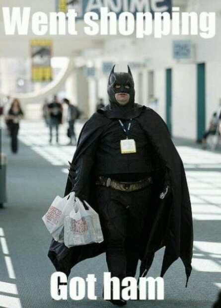 Funny Batman went Shopping