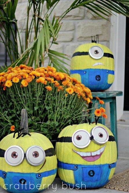 Halloween Minions Pumpkins