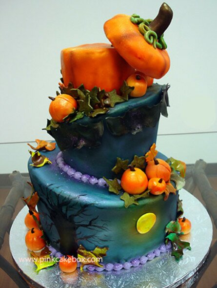 Halloween Pumpkin Cake