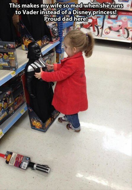 Little girls like Star Wars too