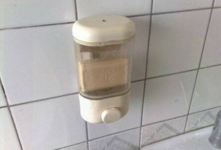 Funny liquid soap dispenser