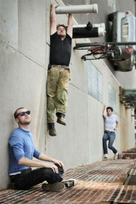 Funny perspective photo