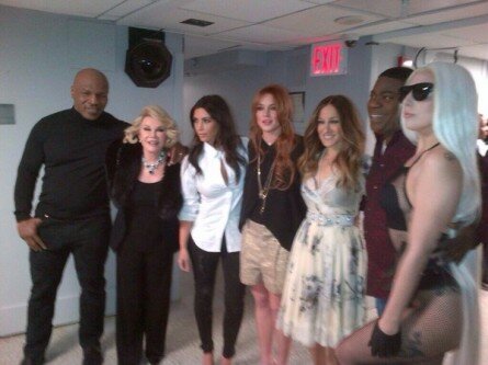 Strangest Assembly of Celebrities – Kim Kardashian, Lady Gaga, Sarah Jessica Parker, Lindsay Lohan, Joan Rivers